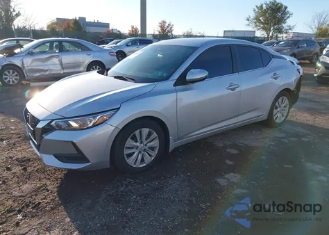 2021 Nissan Sentra S Xtronic Cvt z USA, uszkodzony, nr VIN 3N1AB8BV8MY256830